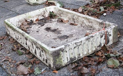 Lot 1201 - A Glazed Stoneware Rectangular Butlers Sink,...