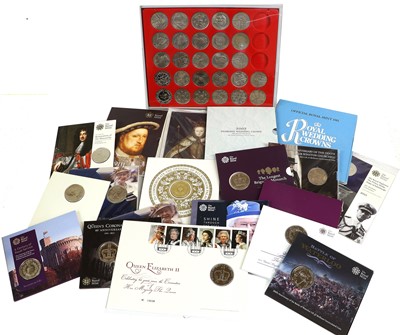 Lot 381 - Collection of Assorted Commemorative £5 Coins,...