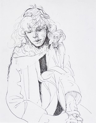 Lot 1140 - Robert Oscar Lenkiewicz (1941-2002) Mary with...