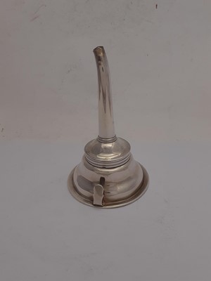 Lot 118 - A George III Silver Wine-Funnel, by Henry...