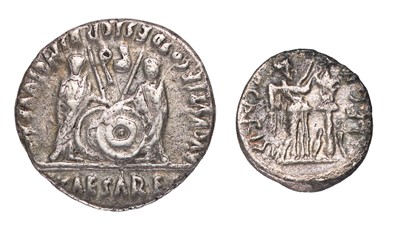 Lot 5 - 2x Roman Imperial, Augustus, Silver Coins;...