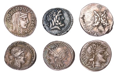 Lot 3 - 6x Roman Republic Denarii, to include; C....