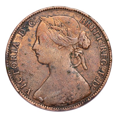 Lot 157 - Victoria, Penny 1861, Missing Leaf Variant,...