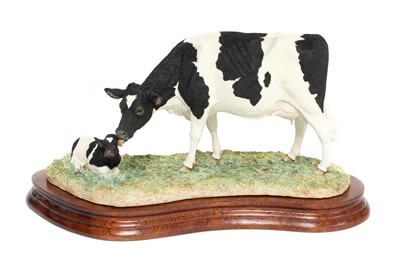 Lot 133 - Border Fine Arts 'Holstein Friesian Cow and...