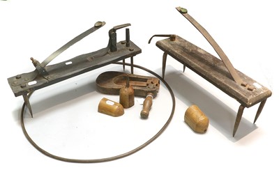 Lot 169 - A Knurr and Spell Trap, 19th century, along...