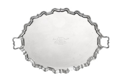 Lot 2151 - A George V Silver Tray