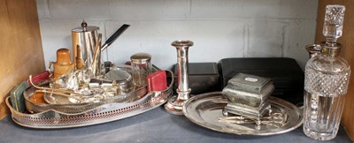 Lot 54 - A Collection of Assorted Silver Plate,...