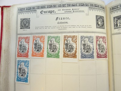 Lot 1174 - Vintage Stamp Collection in a red 'Empire'...