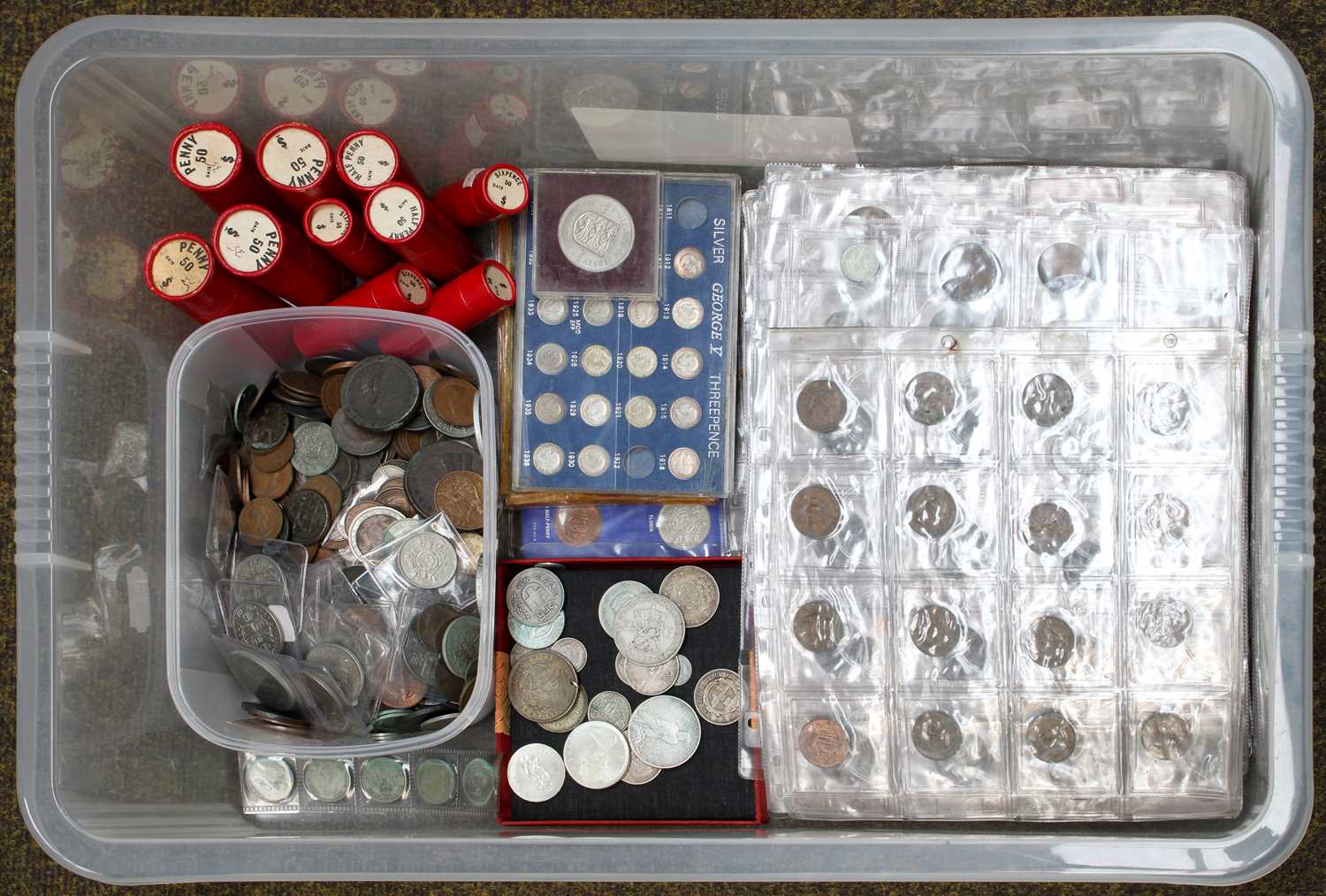 Lot 212 - Large Collection of British and World Coinage,...
