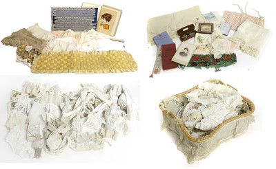 Lot 2047 - Assorted Lace, Crochet, Linen and Accessories,...