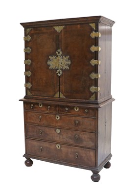 Lot 360 - A George I Walnut, Featherbanded and...