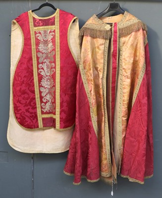 Lot 2166 - Early 20th Century Ecclesiastical Chasuble in...