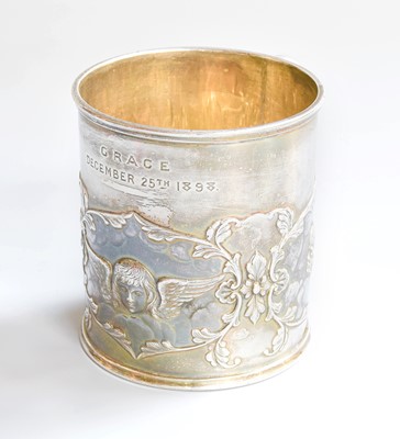 Lot 25 - A Victorian Silver Christening-Mug, by William...