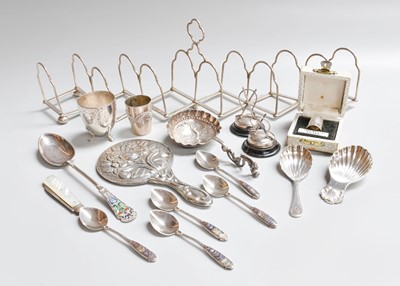 Lot 53 - A Collection of Assorted Silver and Silver...