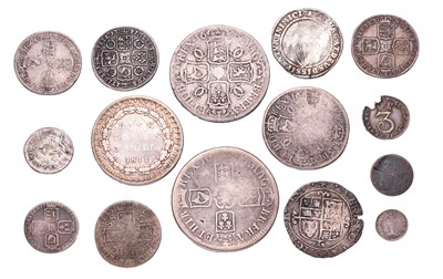 Lot 52 - 2x 17th Century Crowns, to include; Charles II,...
