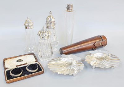 Lot 94 - A Collection of Assorted Silver, including two...