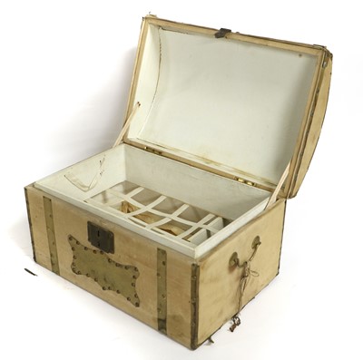 Lot 2233 - A 19th Century Dolls Domed Trunk, with a...