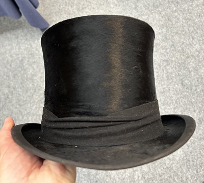 Lot 2218 - A Henry Heath Black Silk Top Hat in a Fitted...