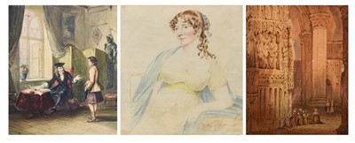 Lot 334 - Attributed to Samuel Prout OWS (1783-1802)...