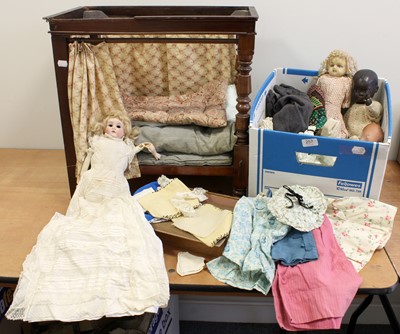 Lot 257 - Dolls and Accessories, comprising a Victorian...