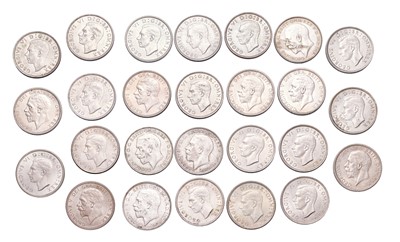 Lot 132 - High Grade Pre-1947 Florins, 26 coins...