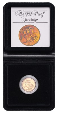 Lot 294 - Elizabeth II, Proof Sovereign 1982;...