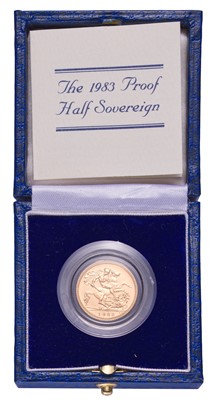 Lot 321 - Elizabeth II, Proof Half Sovereign 1983;...