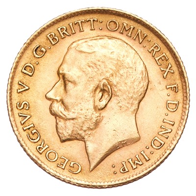 Lot 286 - George V, Half Sovereign 1914; good very fine...