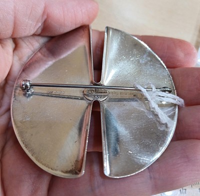 Lot 2006 - A Silver Brooch, designed by Nanna Ditzel for...