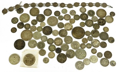 Lot 194 - Mixed Foreign Silver Coinage; 19th and...