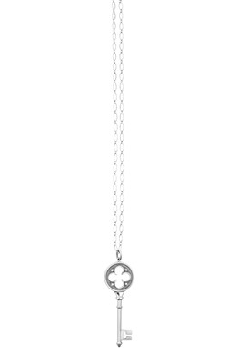 Lot 2259 - A Diamond Pendant on Chain, by Tiffany & Co....