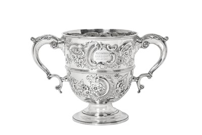 Lot 2135 - A Victorian Silver Two-Handled Cup