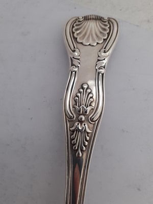 Lot 2046 - A Victorian Silver Cheese-Scoop