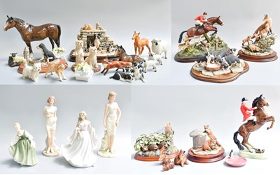 Lot 158 - Beswick and Border Fine Arts, to include, a...