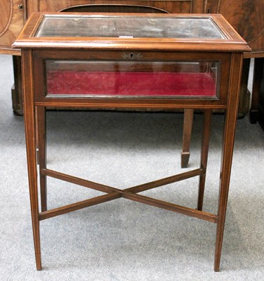 Lot 42 - An Edwardian Satinwood Banded Bijouterie Table...
