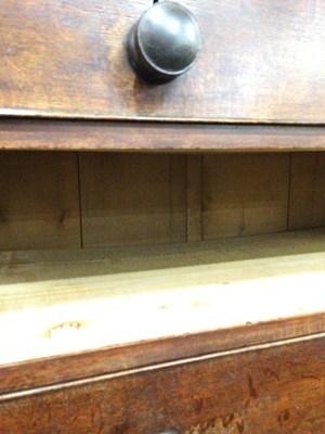 Lot 184 - An 18th Century Oak Cupboard on Chest, 116cm,...