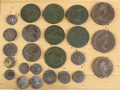 Lot 13 - Collection of Roman Provincial Coinage; 70x AE...