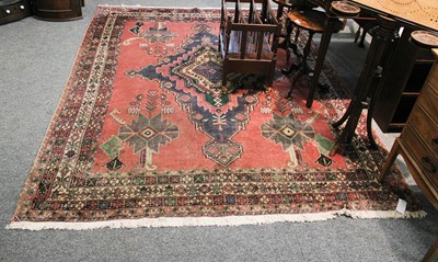 Lot 1023 - Iranian Carpet of Unusual Size, the candy pink...