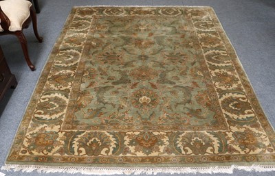 Lot 1019 - Indian Carpet of Ziegler Design, the mint...