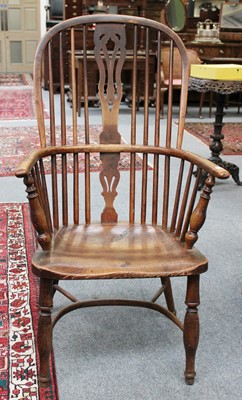 Lot 12 - A 19th Century Elm Windsor Armchair