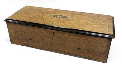 Lot 111 - A Mandolin Musical Box, By B. A. Bremond