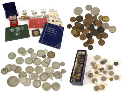 Lot 112 - Mixed Lot British and Isle of Man Coins; to...