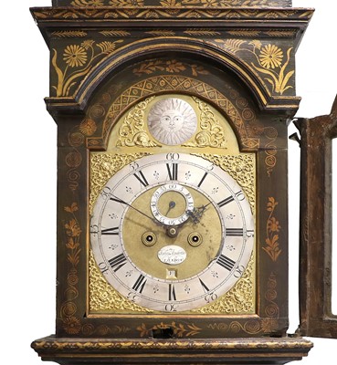 Lot 188 - A Green Chinoiserie Eight Day Longcase Clock,...