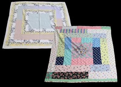 Lot 2077 - A 20th Century Patchwork Cover, composed of...
