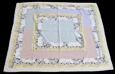 Lot 2077 - A 20th Century Patchwork Cover, composed of...