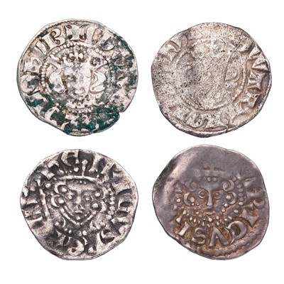 Lot 22 - 4x Hammered Pennies, 13th and 14th century...