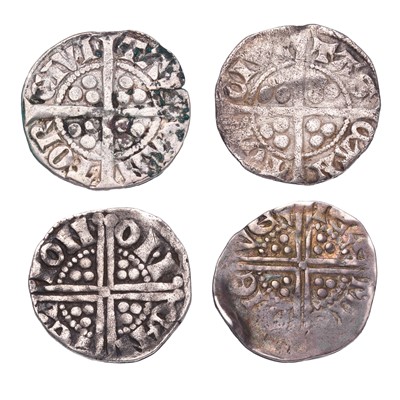 Lot 22 - 4x Hammered Pennies, 13th and 14th century...