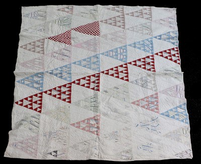 Lot 2079 - Late 19th Century Patchwork Quilt, comprising...