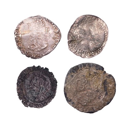 Lot 36 - 4x Hammered Pennies, 16th and 17th-century...