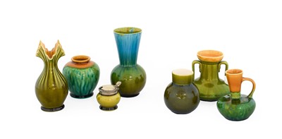 Lot 20 - A Linthorpe Pottery Twin-Handled Vase, shape...